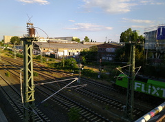 Železnica na Modersohnbrücke